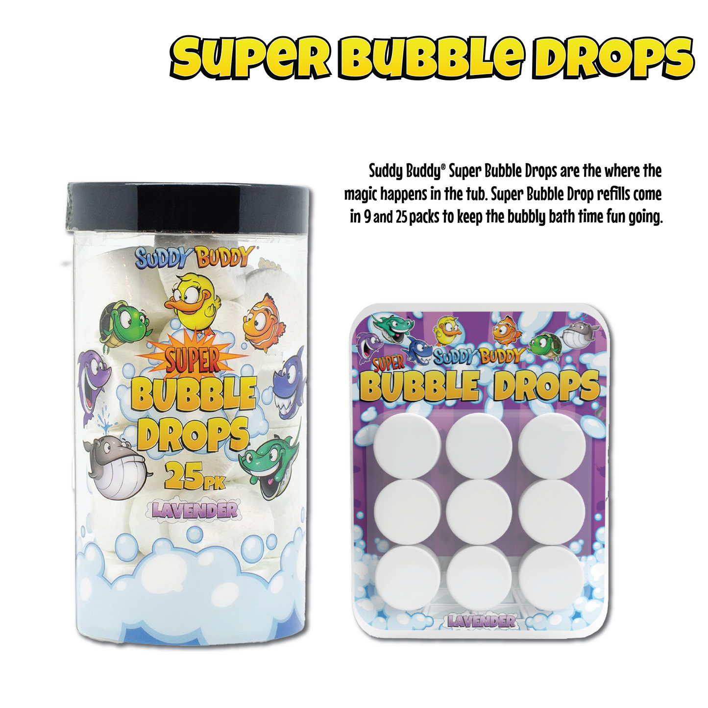 Suddy Buddy 25 Pack Bubble Drops